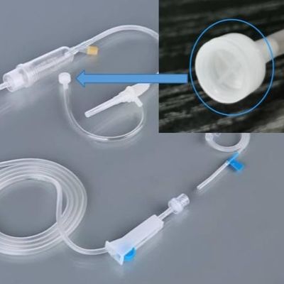 Membran Serat Kaca Hidrofobik Untuk Ventilasi Udara Medis Dalam Set Infusi IV