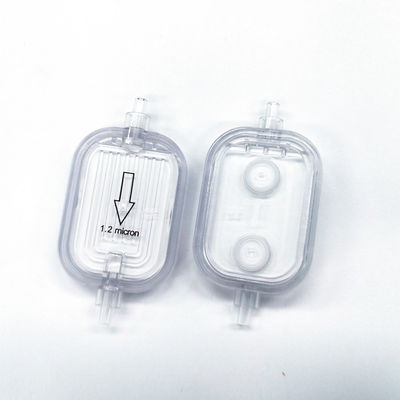 In-line IV Filter dengan PES-pp 1,2μm Hydrophilic dan PTFE 0,45μm Hydrophobic