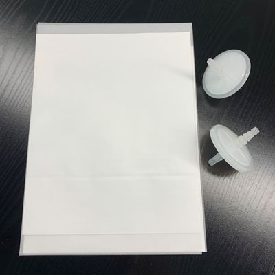Steril Filtrasi Ptfe Membran Filter 0,22 Um Resistensi Tekanan Tinggi
